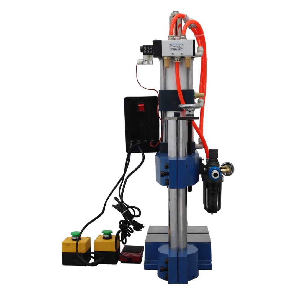 Pneumatic Punch Press 1 Ton Sheet Metal Hole Press Machine W/Display Controller