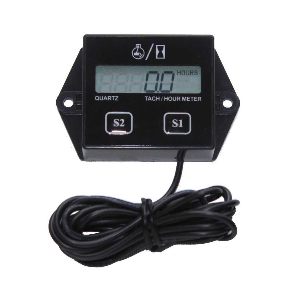 Tachometer for Small Engine,Inductive Hour Meter for 2 Stroke & 4 Stroke Smal...