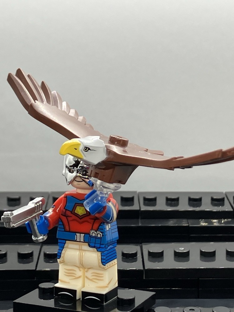 Peacemaker With Bald Eagle Custom Mini Figure