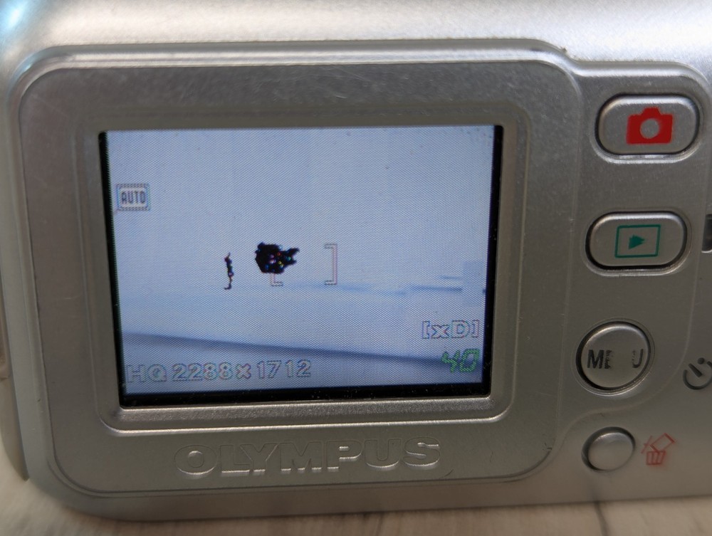 Olympus Camedia C-170 4mp Digital Camera Tested Working