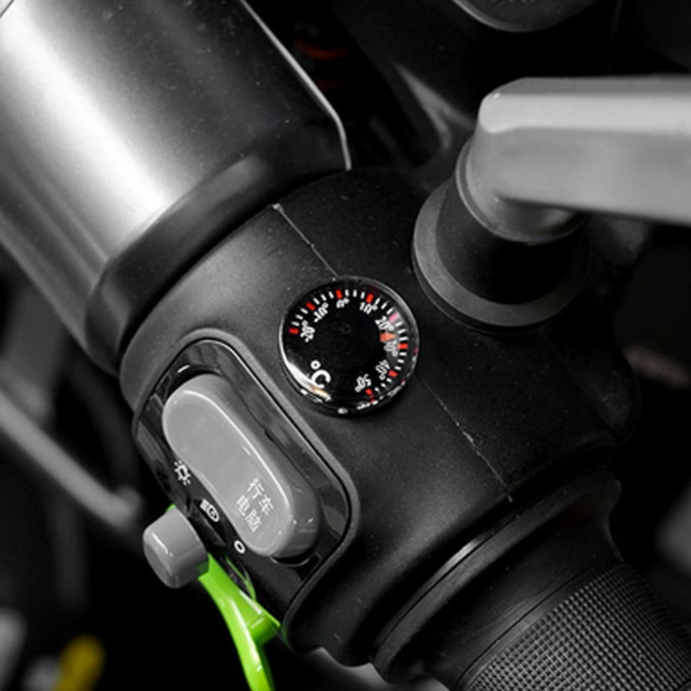 2pcs Mini Thermometer Car Thermometer Temperature Meter Dial Type