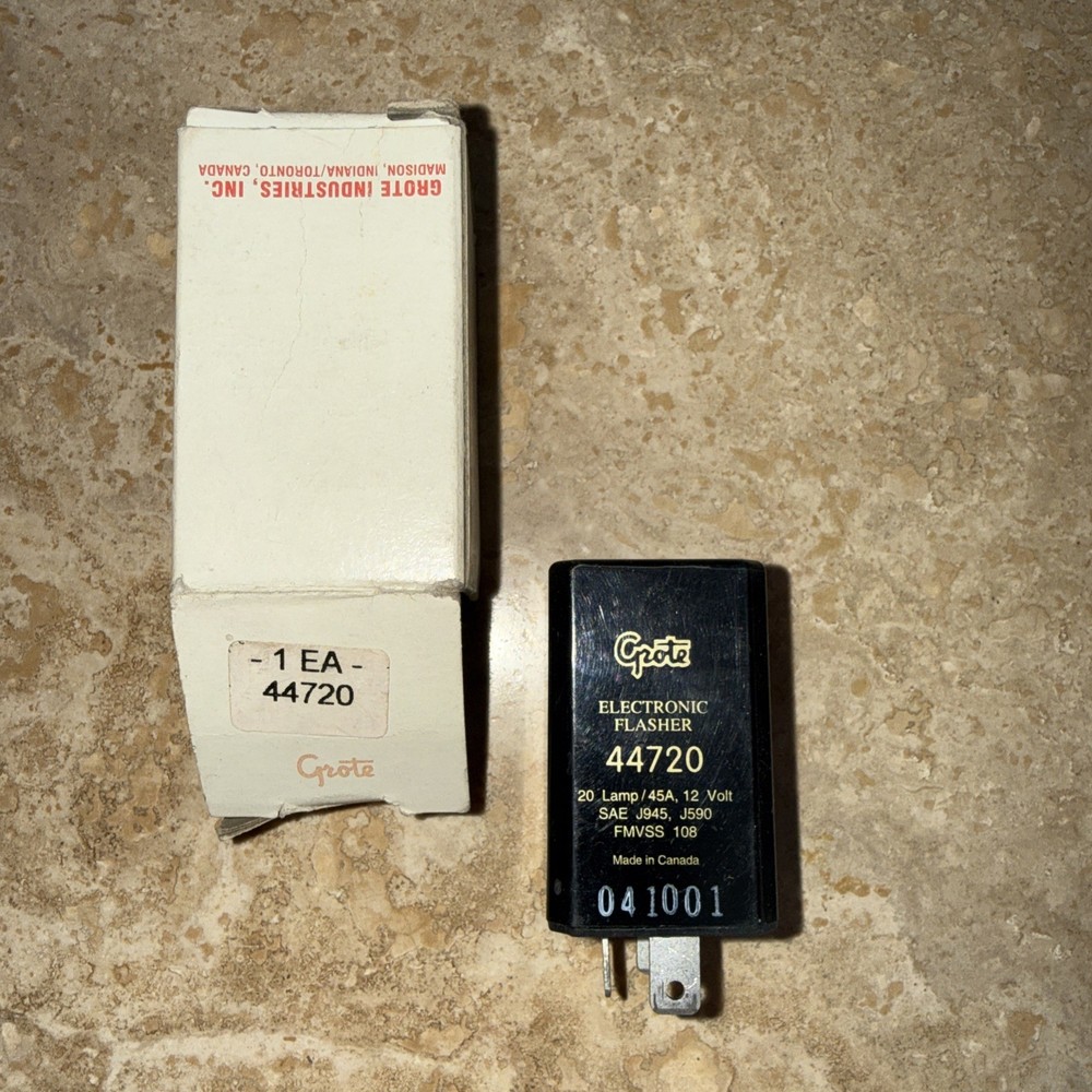 GROTE 44720 Electromagnetic Flasher 2CVR2. Made In Canada
