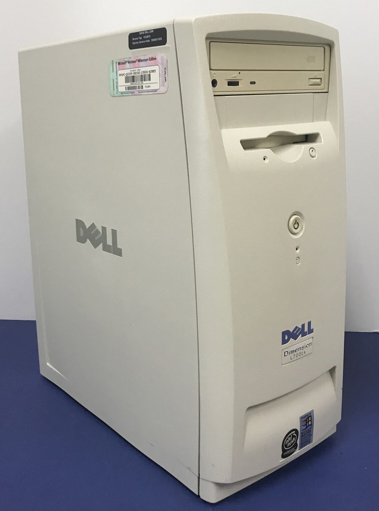 VINTAGE DELL DIMENSION L700CX DESKTOP COMPUTER INTEL CELERON 512MB RAM NO HDD