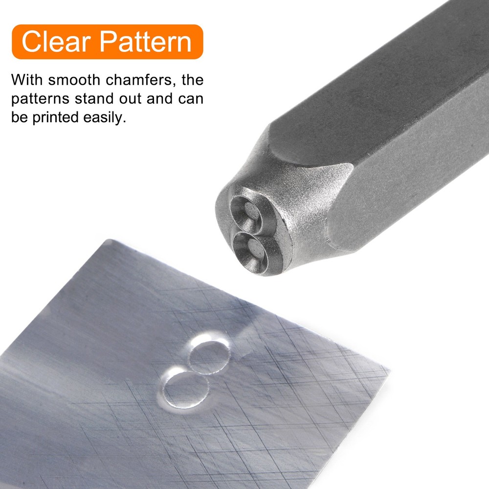 9 Set 1/8" (3mm) Letter Stamp Set Punctuation Marks Punch Press Tool