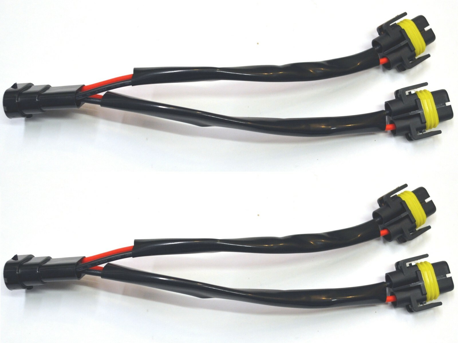 Splitter Wire P S H11 Two Harness Fog Light Replacement Female Connector Socket