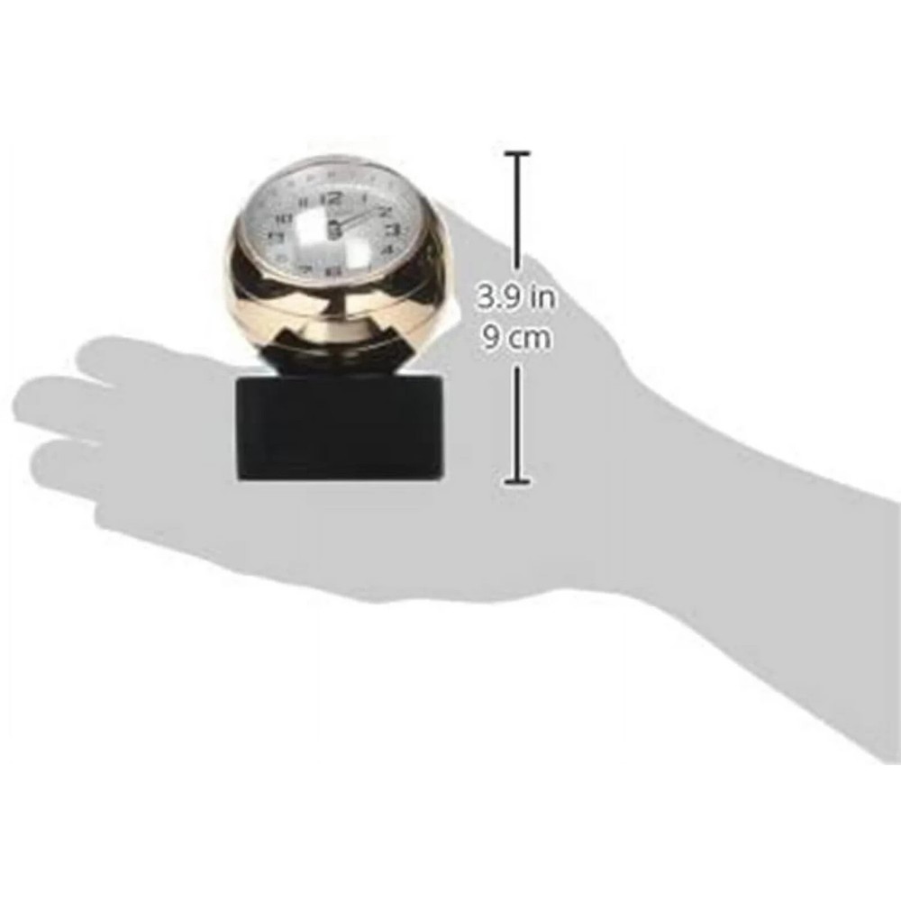 Bulova B5015 Sphere Table Clock-NEEDS BATTERY