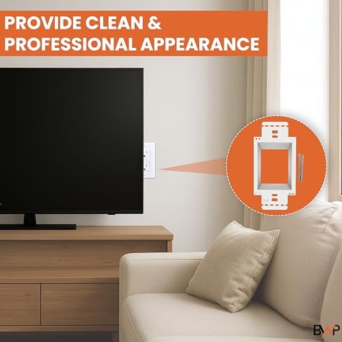 Pack Electrical Outlet Box Extender 1 Gang - Electrical Box Extender with 25