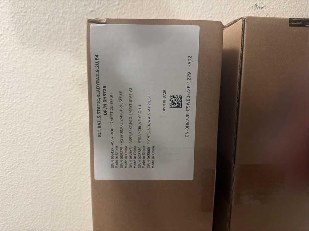 Dell ReadyRails Static Rack Rail Kit 0H872R Type B4 2U.