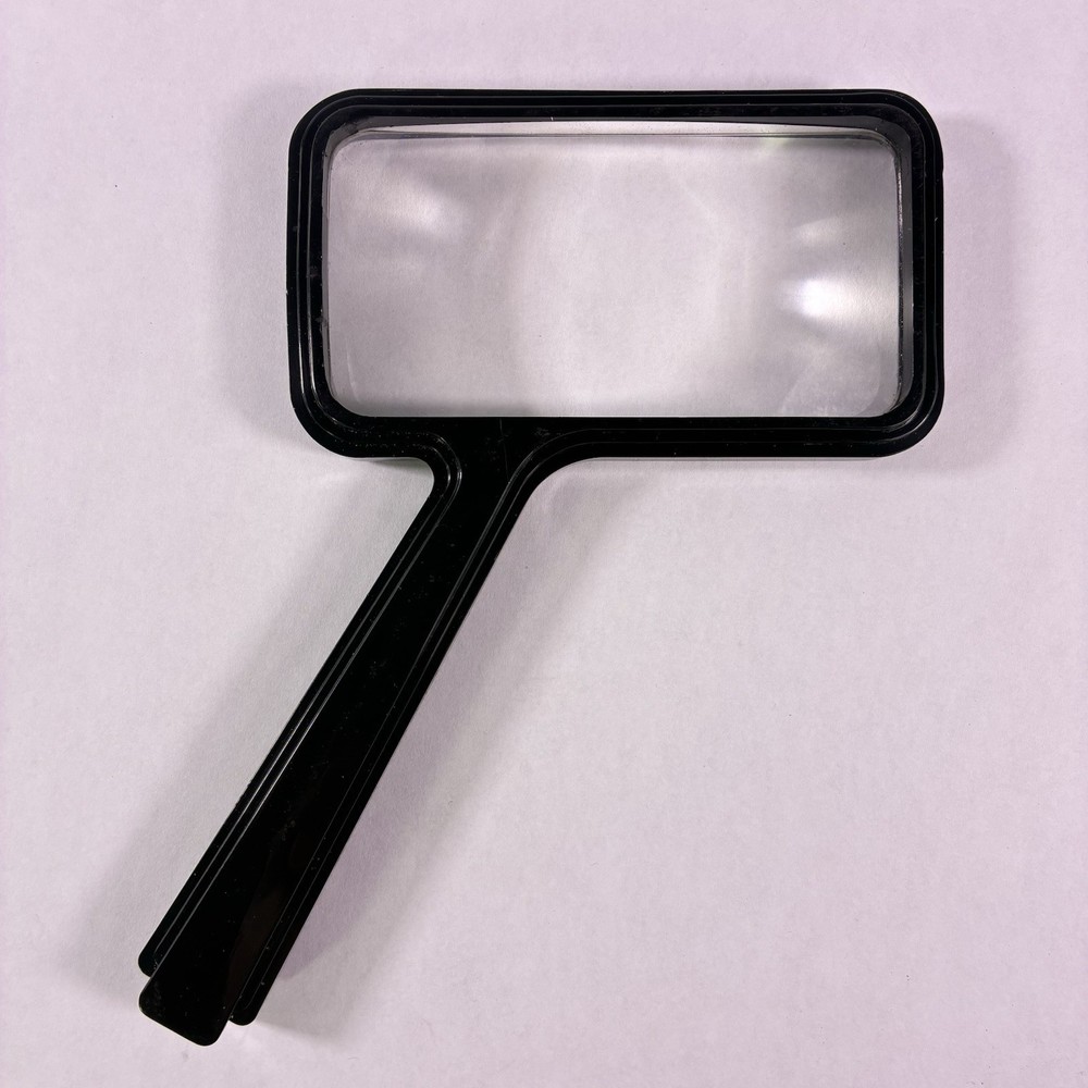 Vtg Bausch & Lomb Rectangular Reader Magnifying Reading Glass w/ Original Box