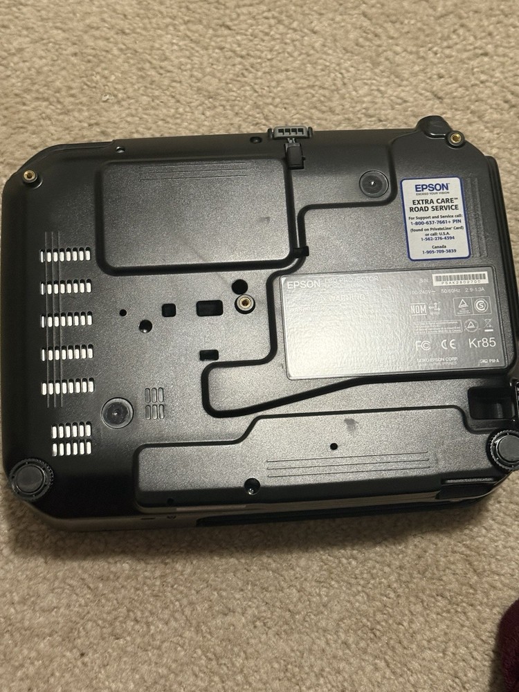 Epson EX5210 3LCD Desktop Projector with Remote, Cables, Carrying Case