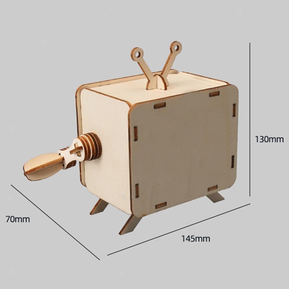 DIY Hand Cranked Animation Machine Model Kit Small Inventions Teaching Aid