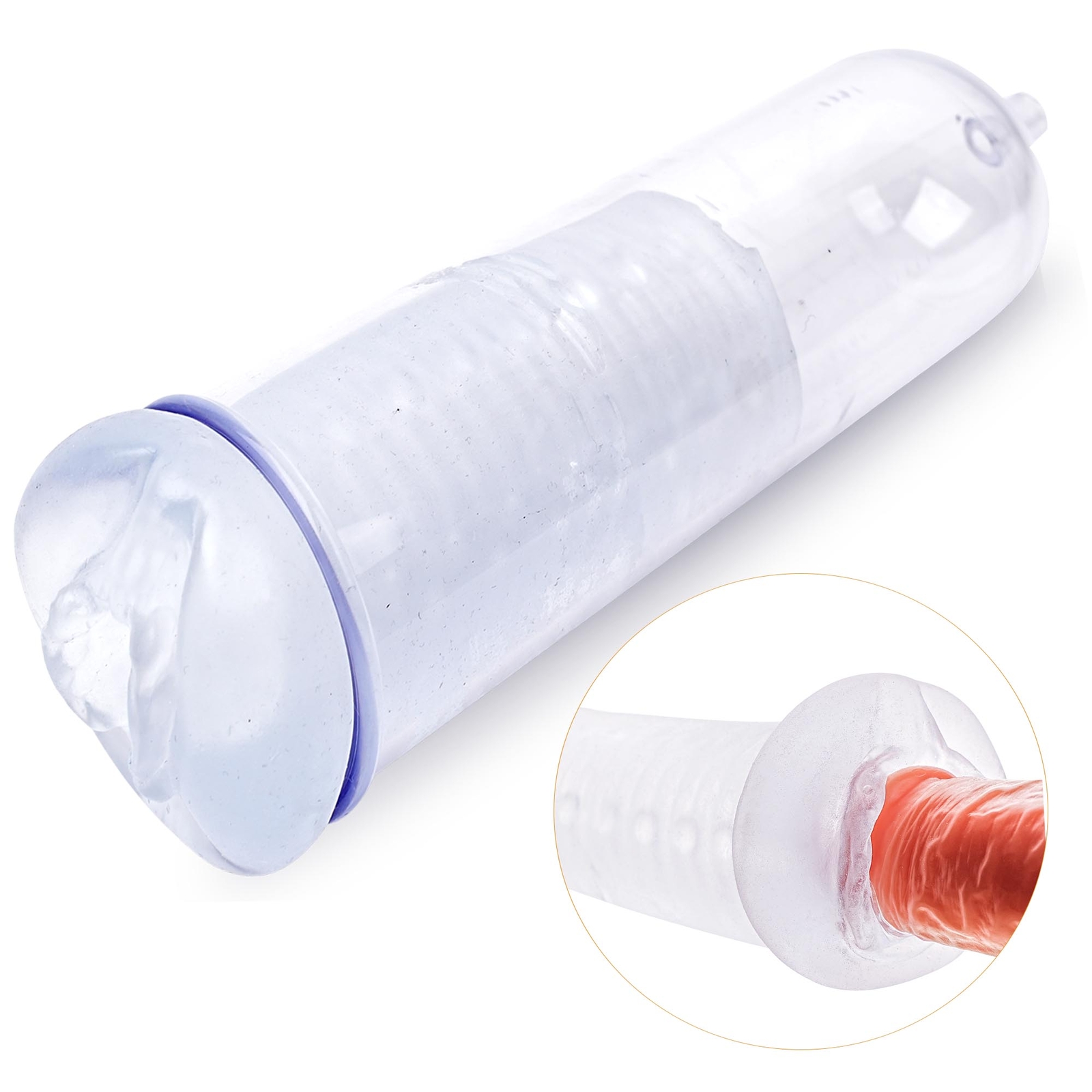 Male Sleeve Silicone Replacement Donut Sleeve for Penis Pump Vacuum Men Enhancer