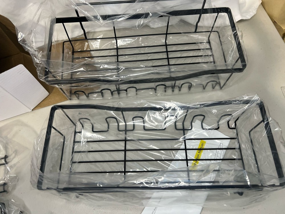 For Bathroom and Kitchen Essentials: 5 - Pack Adhesive Storage Caddy
