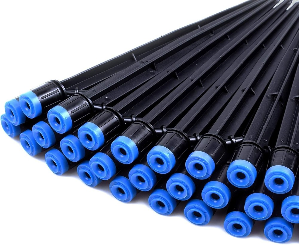 50PCS Adjustable Drip Emitters – 360° Sprayers for Efficient Garden Irrigation
