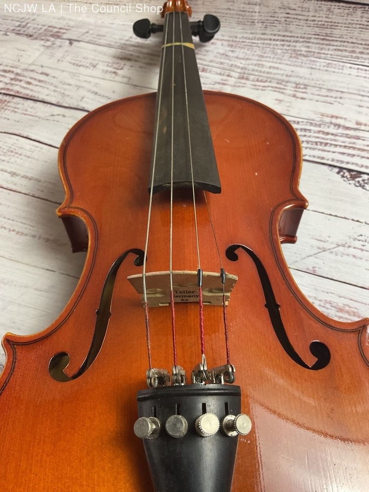 Vintage Hermann Beyer Violin Model E201125 [MISSING STRING]