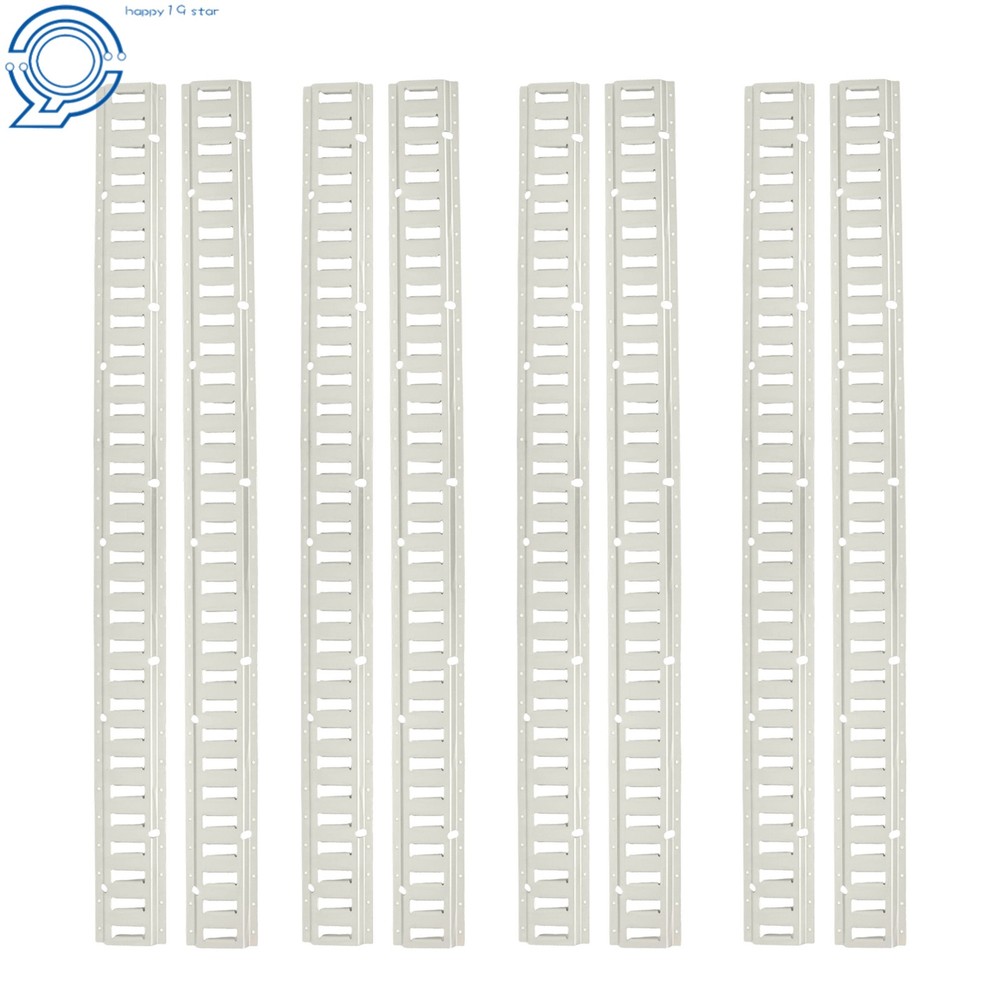 8 Pack 5' E Track Tie Down Rail Kit Galvanized For Trailer Truck Van