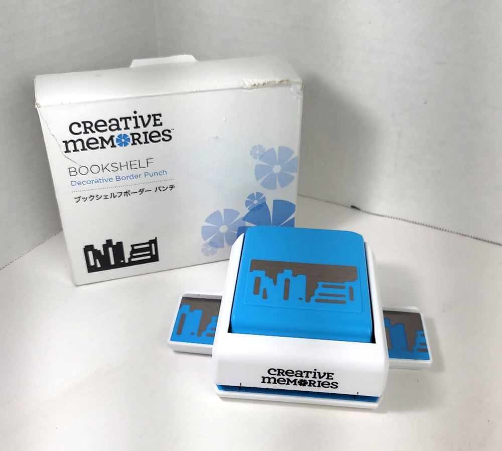 Creative Memories Bookshelf Decorative Border Punch Continuous Cut Locks Flat