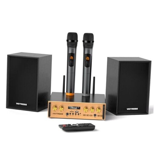 2.1 Channel Bluetooth Audio Amplifier, UHF Wireless Microphone System with