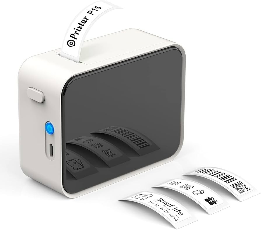 Marklife P15 Bluetooth Thermal Label Printer Mini Inkless Label Maker