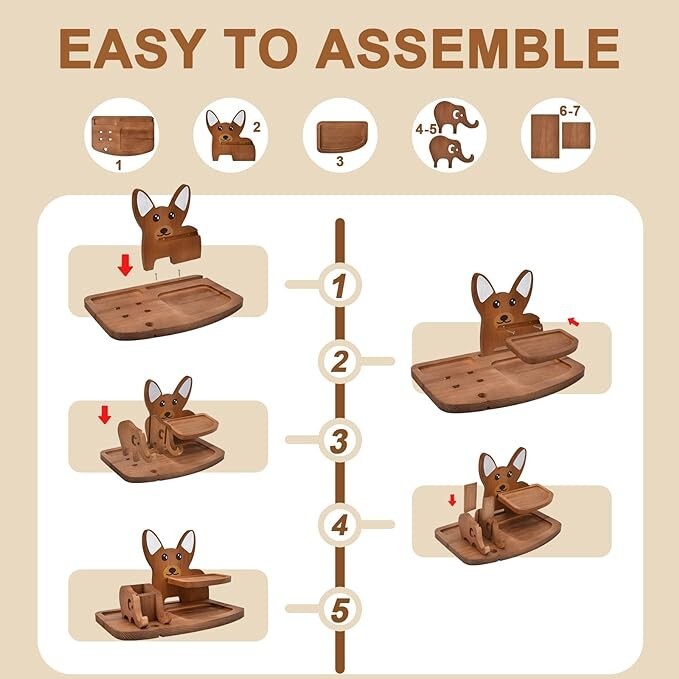 Wood Phone Docking Station