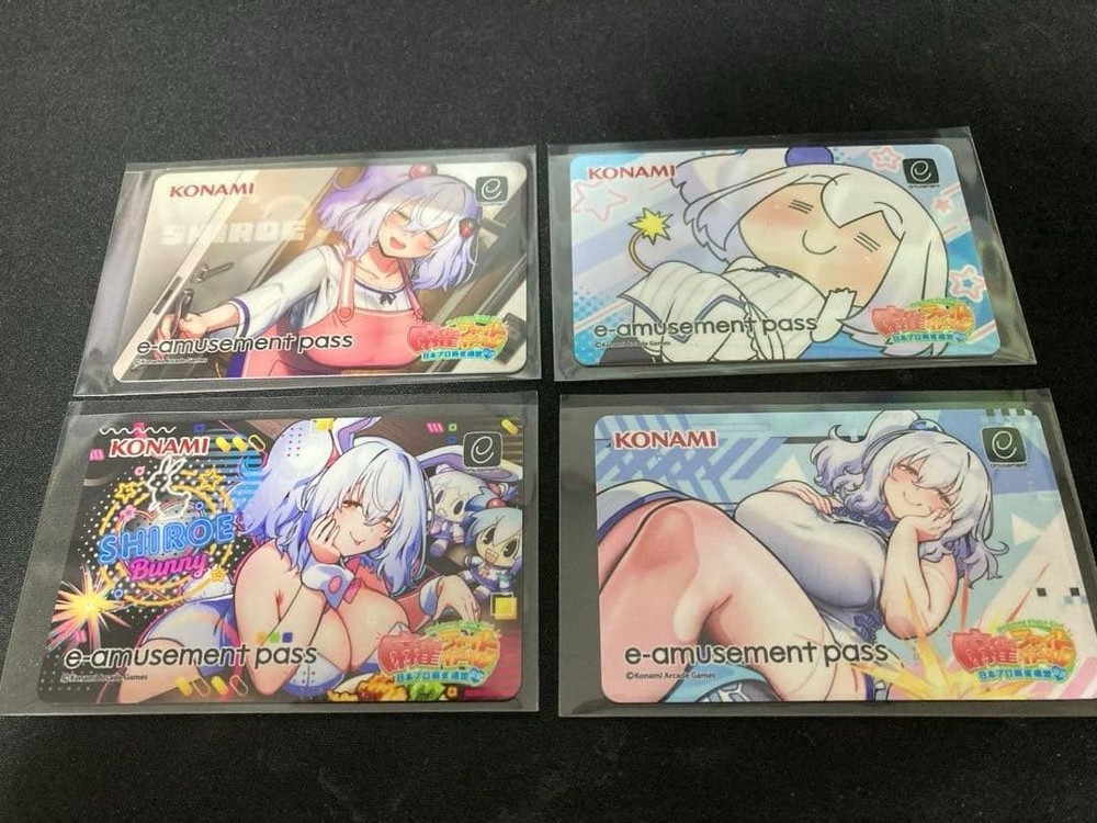 E-Amusement Pass Shiroe 4-Piece Set