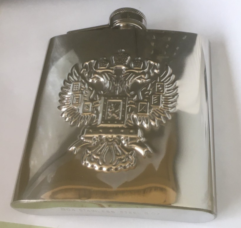 Russian Flask stainless steel 6oz