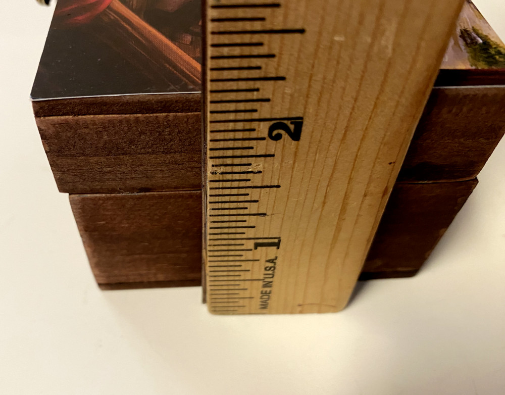 Sleeping Saint Joseph Petition Wood Box , New #AB-023