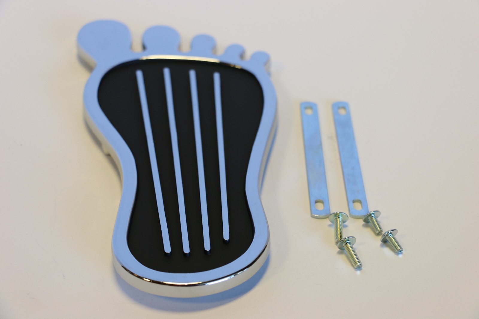 Barefoot Chrome Gas Pedal Cover Chrome Hot Rod Vintage Rat Classic Chevy Ford