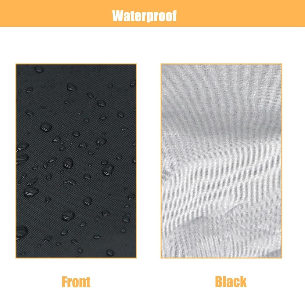 Stretchable 55 Gallon Drum Cover with Secure Drawstring - Ideal for Rain Barrels