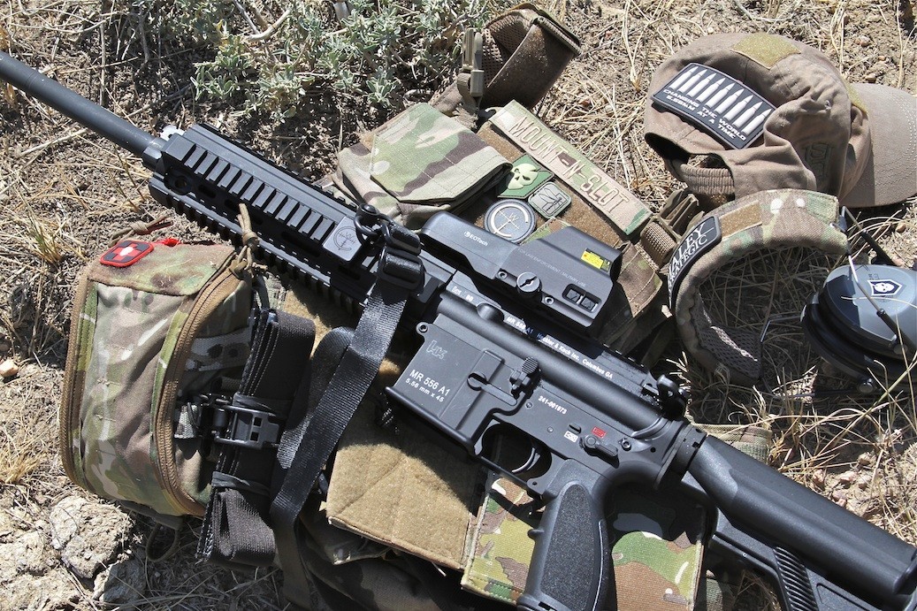 45 Offset 1913 Rail QD Rotation Limited Sling Mount by Impact Weapons Components