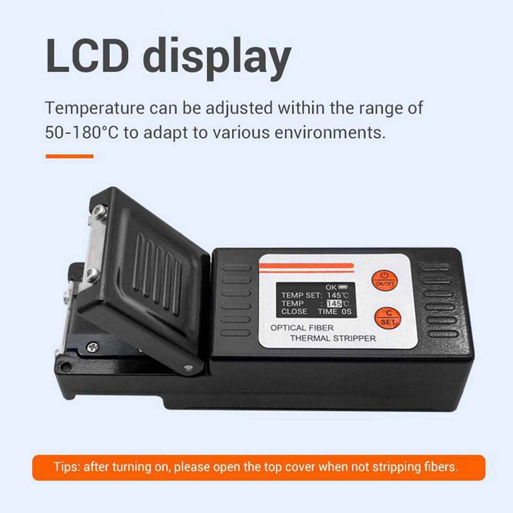 Fiber Optic Thermal Stripper Adjustable Temperature Automatic Optical Fiber NEW