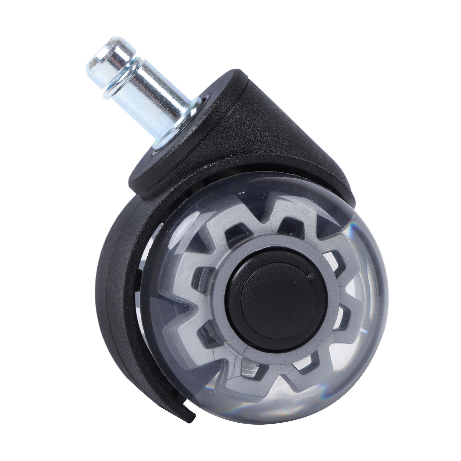 5 Pack Office Chair Wheels Replacement Rubber Chair Casters 360° Swivel 2 Inch