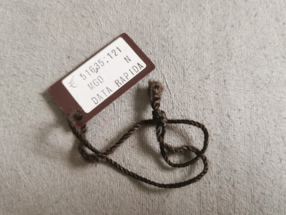 Breil Vintage Brown Plastic Tag Good Condition