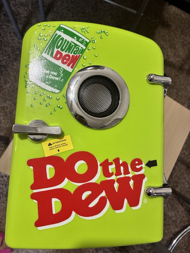 Fridge Mountain Dew Mini Portable Compact