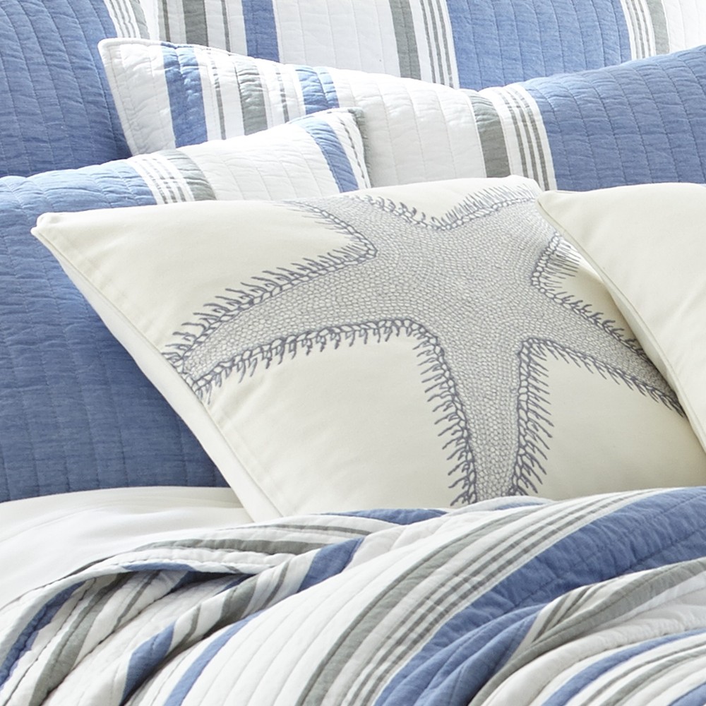 St Bart Starfish Decorative Pillows - Levtex Home