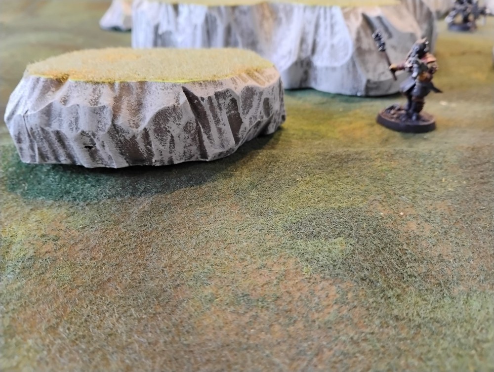 Stackable Hill Set Terrain Wargame bolt action Warhammer 40k tabletop D&D