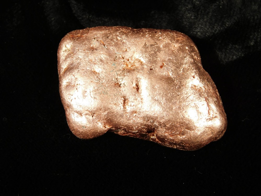 Heavy! 100% Natural Solid COPPER NUGGET or Native Copper Float Michigan 112gr