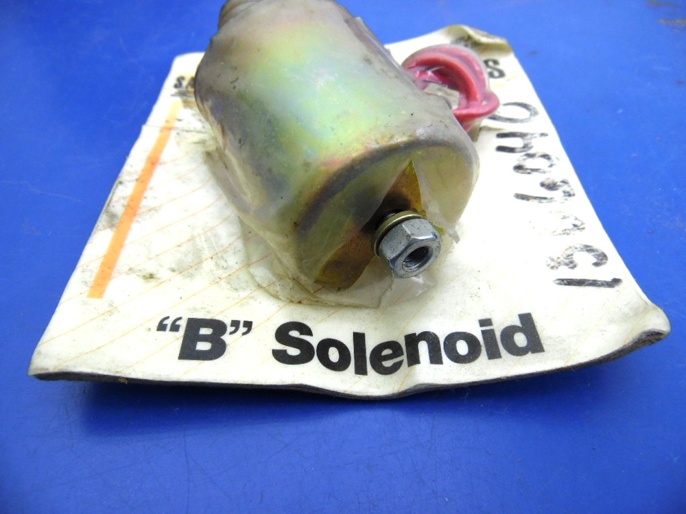 SAM 1306040,B Solenoid Assembly Valve And Coil Red Wire,Meyer 15697 E47 E57 E60