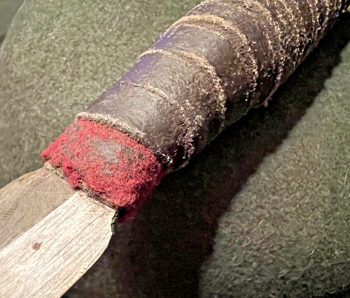 Old Northwest Coast DOUBLE VOLUTE KNIFE Native American Athabaskan 11 3/8"