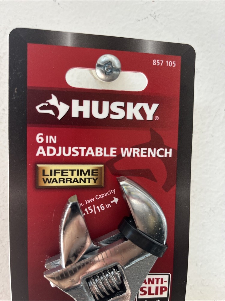 Husky 6 in. Adjustable Wrench