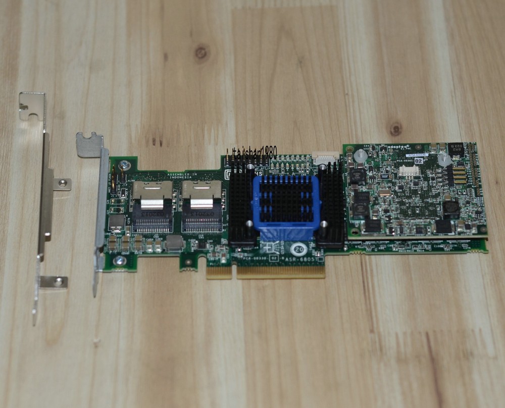 adaptec controller raid 6805t 8 ports PCIE 2 x8 512 Cache ddr2 NEW