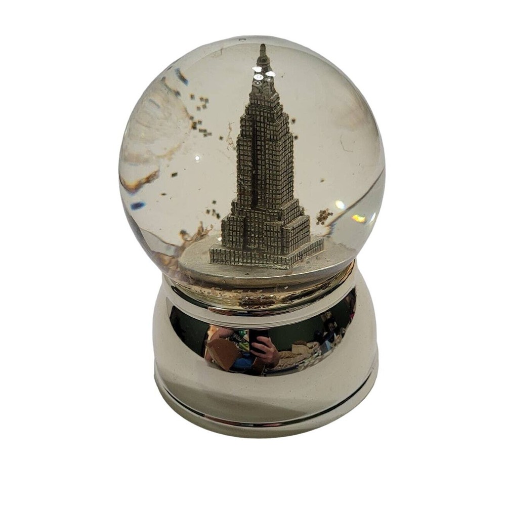 2009 Target Water Globe Silver Base with Empire State Building