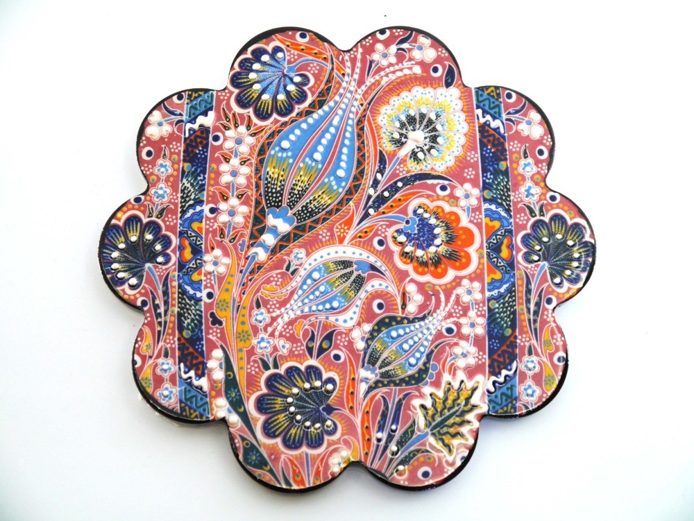 Hand Painted Turkish Trivets - Beautiful Authentic Designs & Patterns!