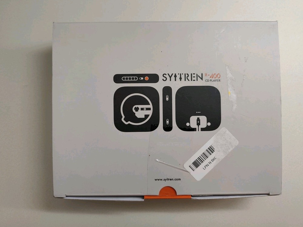 Syitren White Kit Version R400 Retro CD Player Bluetooth5.3 Audio Player