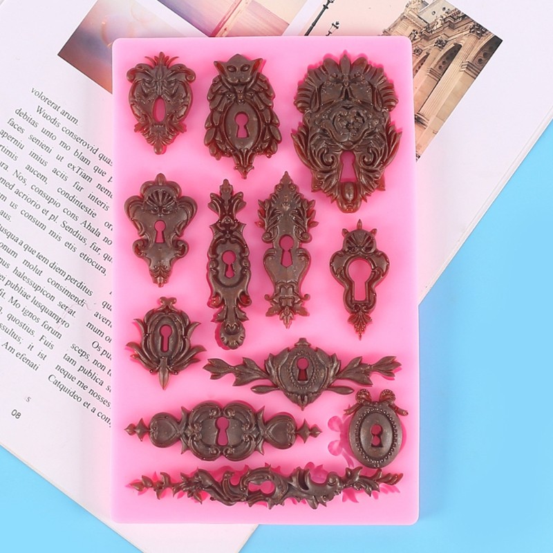 Cookie Cutter Vintage Embossed Pattern Chocolate Clay Baking Mold Craft Durable