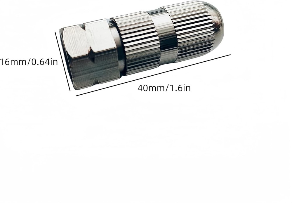 2PCS Sprayer Nozzle Tips, High Pressure Adjustable Misting Spray Silver