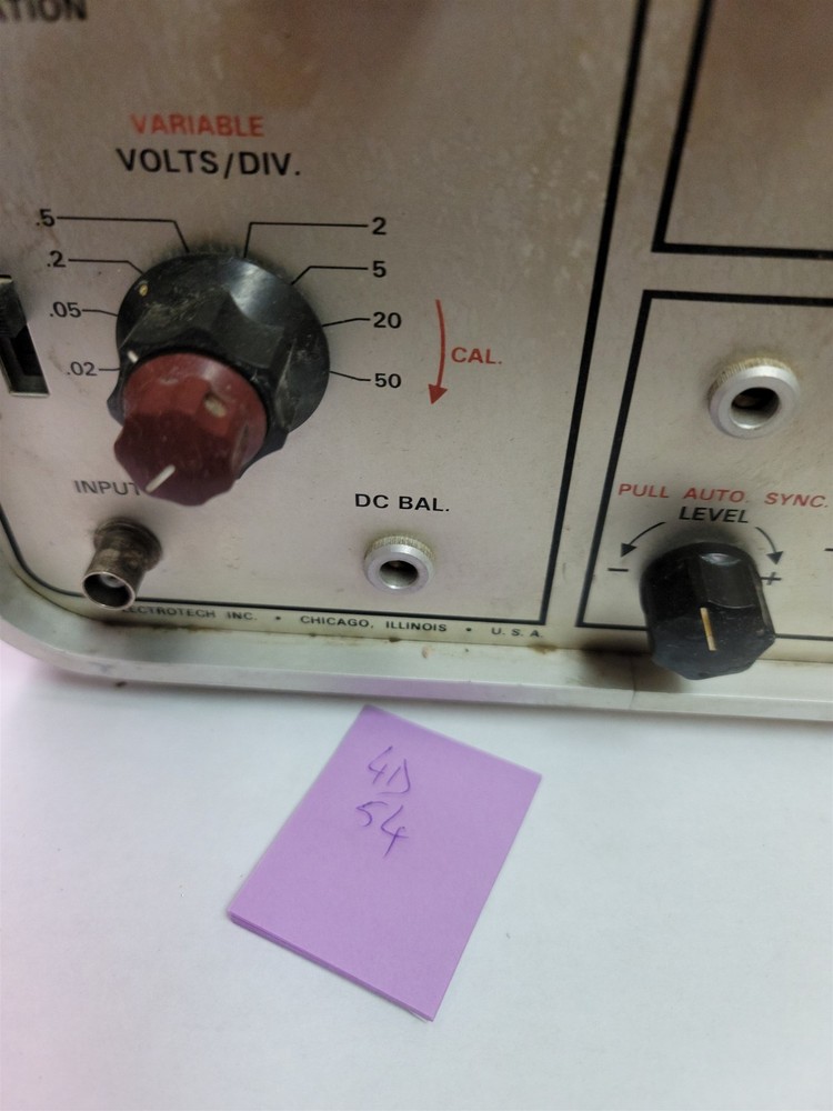 Lectrotech TO-50 Solid State Triggered Sweep Oscilloscope
