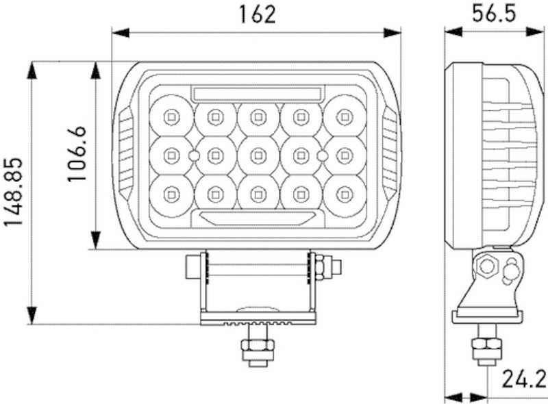HELLA Auxiliary Light 358154041