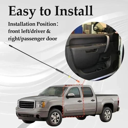 25.8" Inside Door Handle Latch Release Cable Compatible with Chevy Silverado