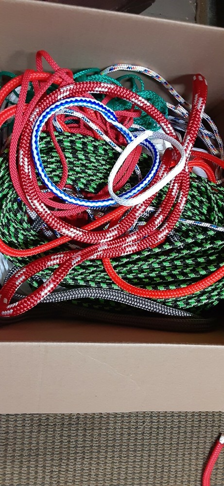 44 lb. Rope assortment box. Custom list for roll
